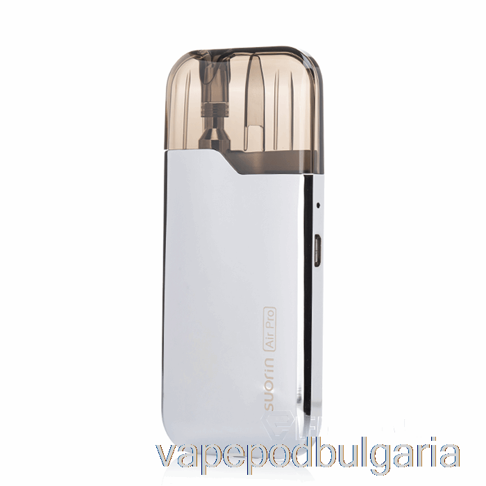 Vape 10000 Дръпки Suorin Air Pro 18w Pod System ярко сребристо